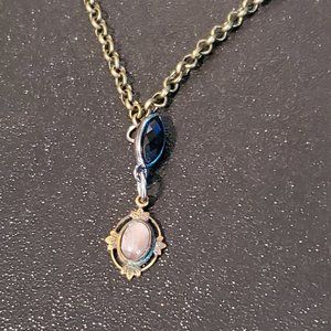 Bronze Tone Chain Drop Pendant Necklace Jewelry 18